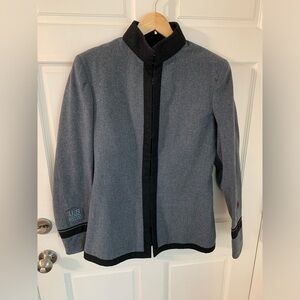 Vintage US ROTC Cadet Gray Wool Jacket Maher New York